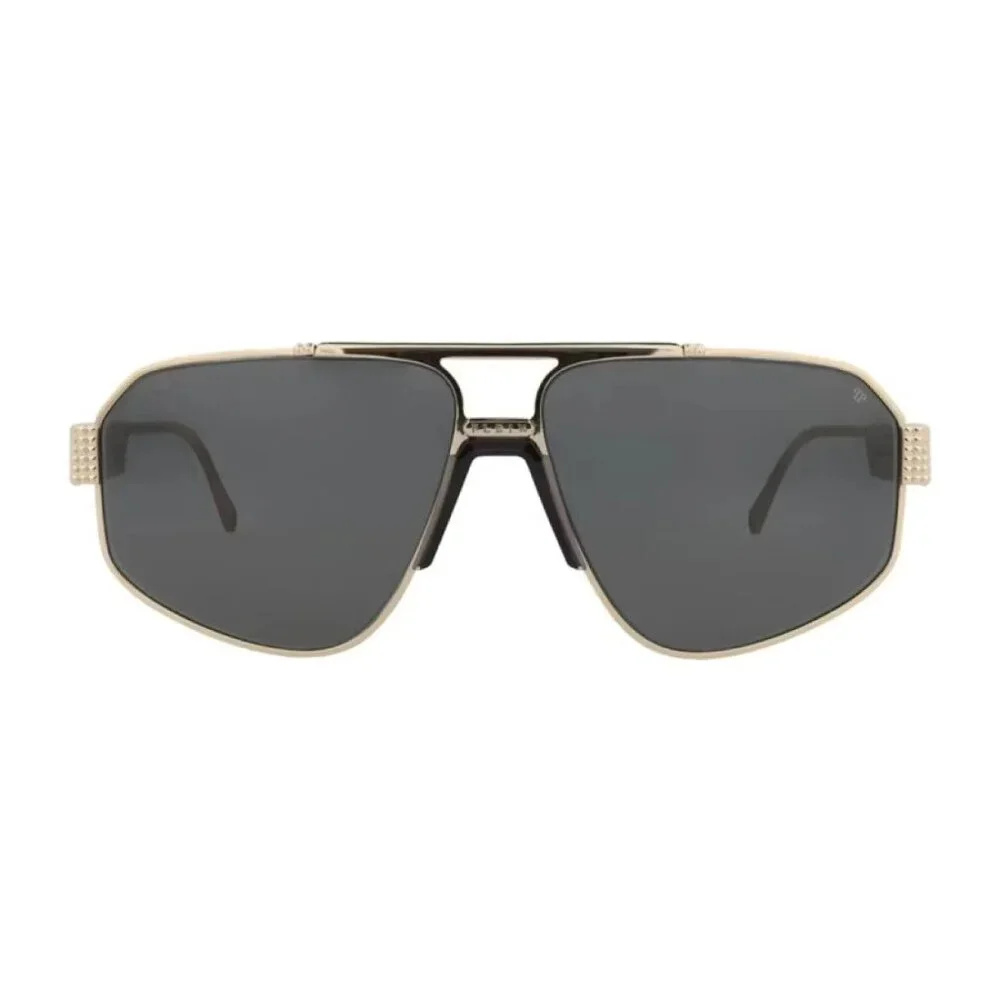 NEW PHILIPP PLEIN SUNGLASSES, GOLD MEN EYEWEAR SPP106M 0302